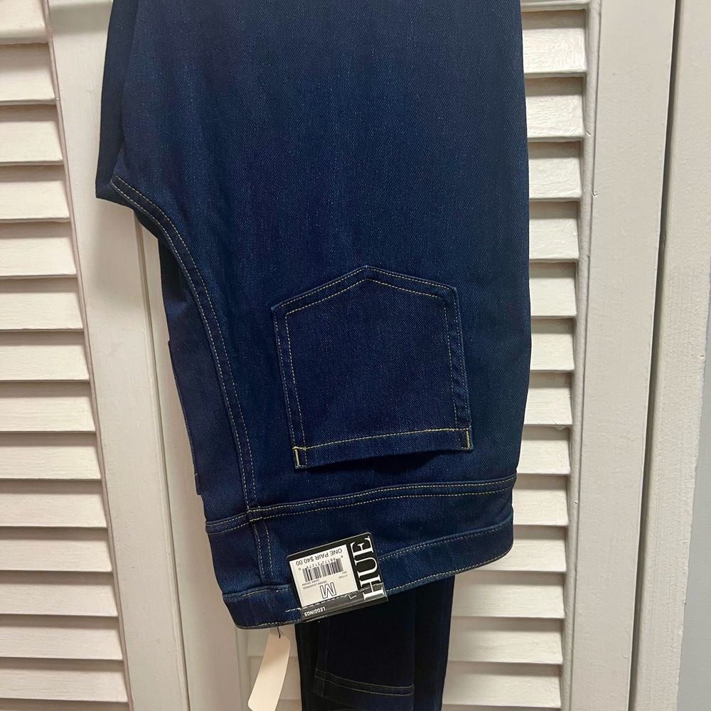 HUE Indigo Faux Denim Leggings